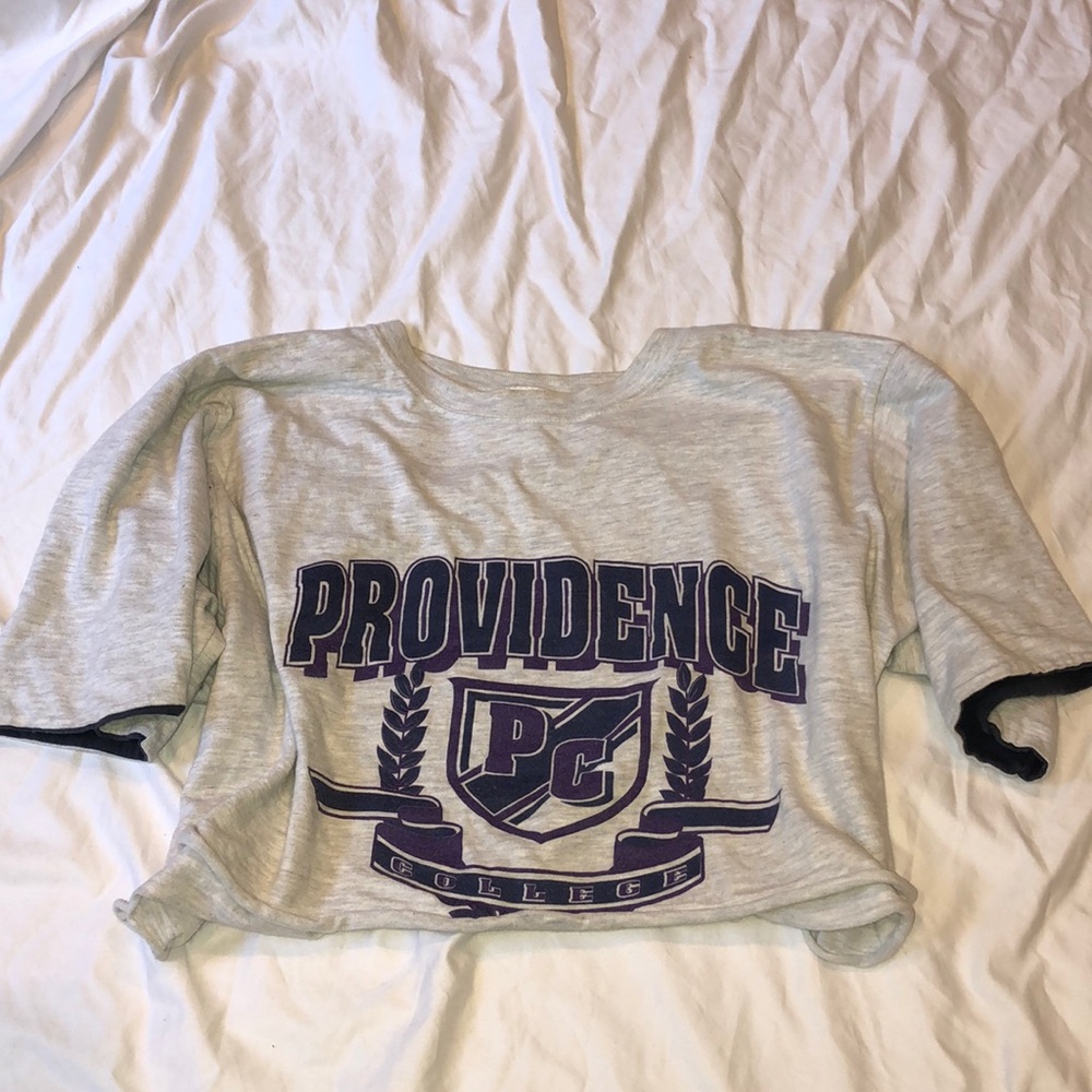 Vintage Providence Collage Cropped Tee